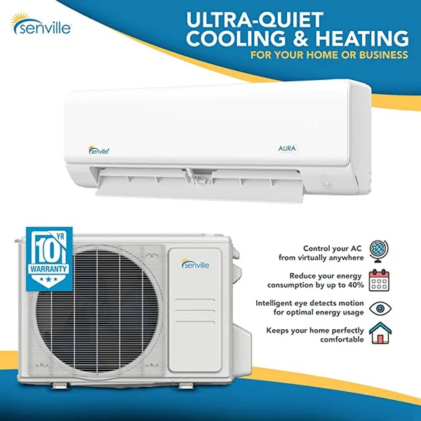 36000 BTU Tri-Zone Mini Split Air Conditioner - Heat Pump - SENA/36HF/T product image